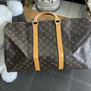 Louis Vuitton Monogram AB Keepall 50